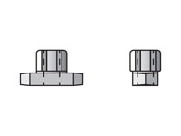 Inch Standard Series HRN Hex Rail Nut