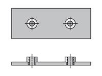 Inch Standard Series WPE Weld Plate Elongated