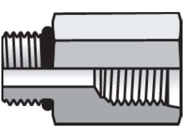 20-8 F5OG5-S Straight Thread Reducer / Expander SAE-ORB / SAE-ORB